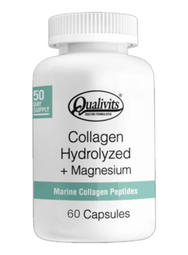 Colágeno Hidrolizado Y Magnesio - Qualivits 60 Cápsulas