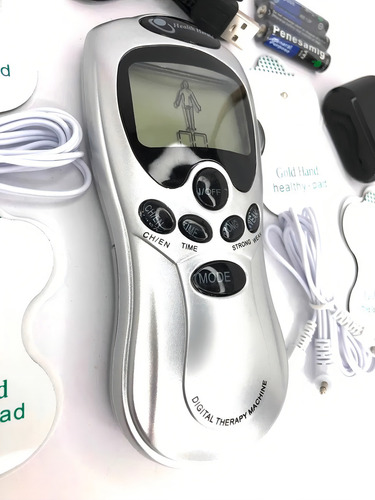 Máquina Electromasaje Portátil Terapia Estimulador Tens