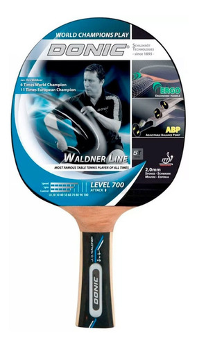 Imagen 1 de 8 de Paleta De Ping Pong Tenis De Mesa Donic Waldner 700 Cuotas