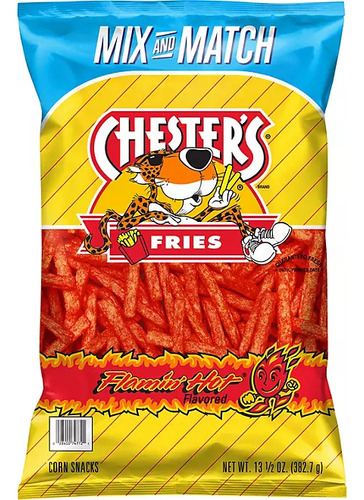 2 Bolsas Cheetos Flamín Hot + Chester's Fries Mix And Match