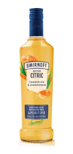 Smirnoff Bitter Citric Tangerine & Lemongrass 700ml