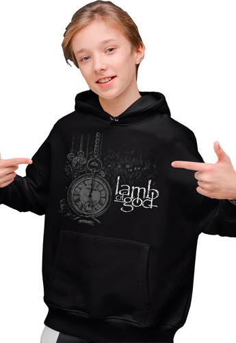 Sudadera Alfa Infantil De Lamb Of God Reloj Live Richmond