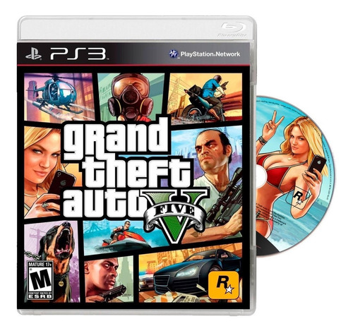 Grand Theft Auto 5 Gta 5 V Ps3 Original Físico Nuevo Sellado