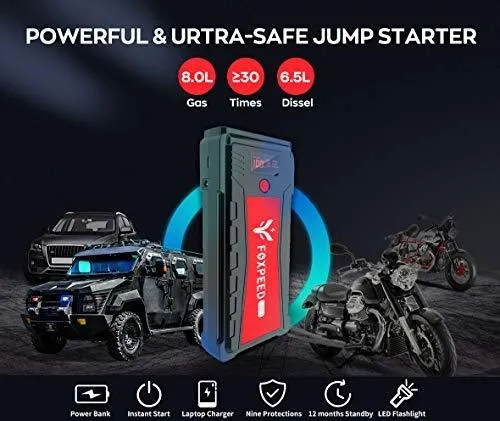 Foxpeed 2024 jump starter