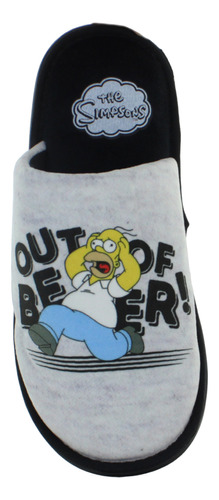 Simpsons Pantufla Descanso Confort Homero Susto Hombre 87237