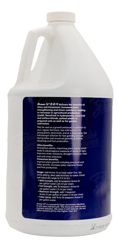 Armor Si 1 Galon Silica Hidroponía Nutriente Plantas Indoor