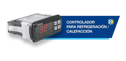 Termostato Electronico Ntc N321 Novus Calentamiento/refriger