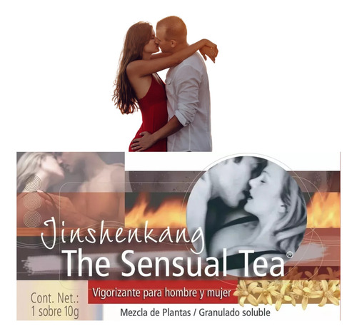 The Sensual Tea Caja Con 1 Sobre 3 Piezas