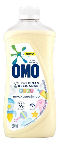 Sabão Líquido Omo Bebê Roupas Finas E Delicadas 900ml