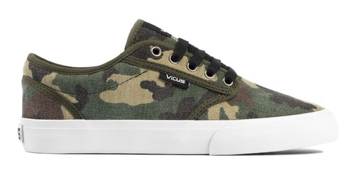 Zapatillas Vicus Folk Lona Camuflado