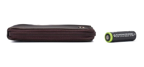 Billetera Plegable Alpine Swiss Para Hombre Con Cremallera
