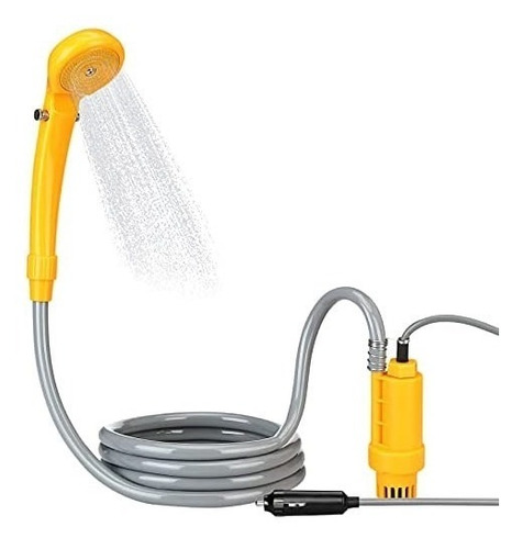 Ducha Para Camping Portátil Conexión De Auto 12v