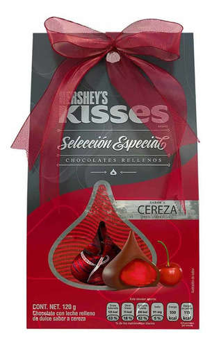 Chocolate Hershey's Kisses Selección Especial Cereza 120g