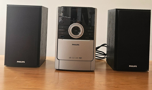 Minicomponente Ctor De Cd Y Usb Philips Micro System Mcm 166 Negro (Usado)
