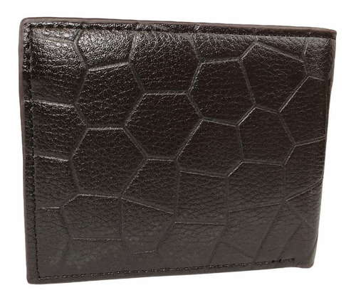 Imagen 2 de 5 de Cartera Caballero Retro Original Lujo Tarjetero Piel
