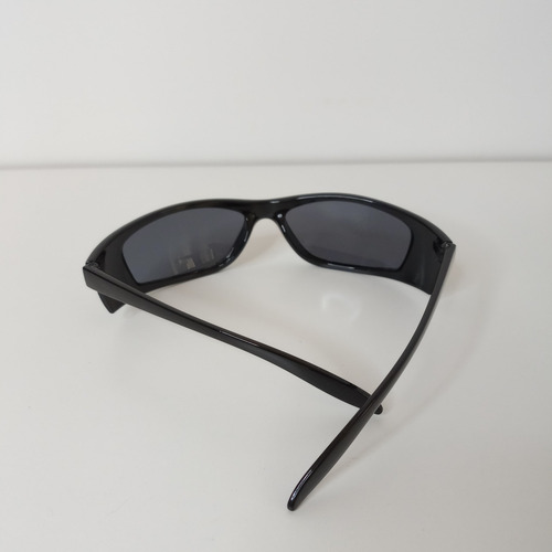 Lentes De Sol Envolventes Tendencia Racing (outlet) Lente Negro Varilla Negro Armazón Negro