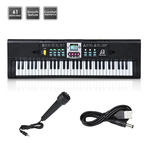 61 Teclas De Música Digital Electrónico Eléctrico Piano