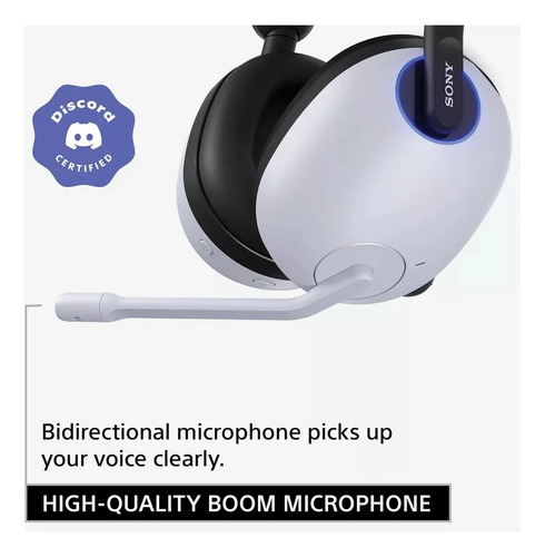 Audifonos Sony Inzone H9 Wireless Bluetooth Anc Boom Mic Blanco (Usado)