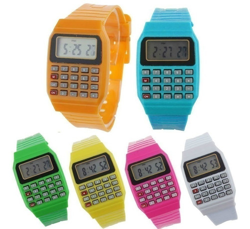 Reloj Pulsera Calculadora Vintage Retro Digital