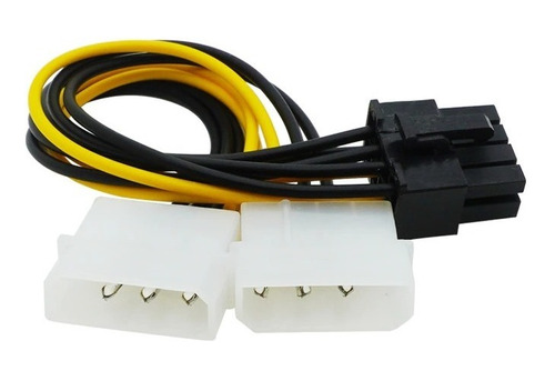 Cable Adaptador 2 Molex A 8 Pines Alimentar Tarjeta Grafica