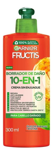 Garnier Borrador De Daños 10 En 1 Crema Para Peinar 300 Ml