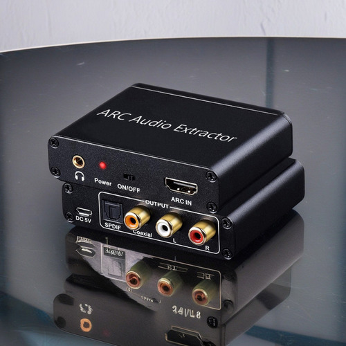 - Adaptador Conversor Hdmi Arc A 3.5 Mm Dac For Sonido