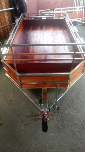 Carretinha Trucada 1,40x2,50 Com Cesta , Nova