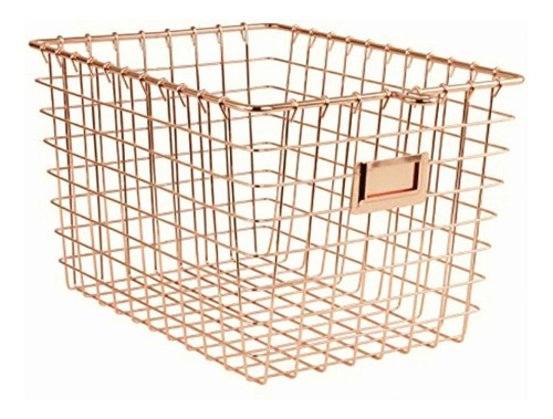 Spectrum 47870 small Storage Basket, Pequeño, Cobre, 1