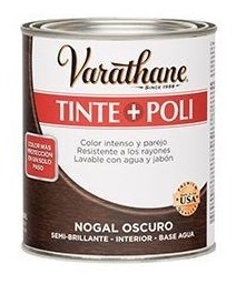 Tinte & Poliuretano Nogal Oscuro B. Agua 0.946lt Rust Oleum