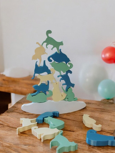 Juego De Mesa De Equilibrio Fish/cat Balance Regalo Navidad