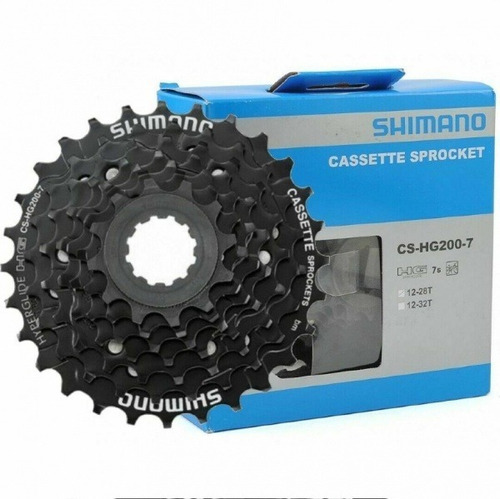 Piñon Shimano 7 Velocidades 12-28t Hg200-7 Cassette 