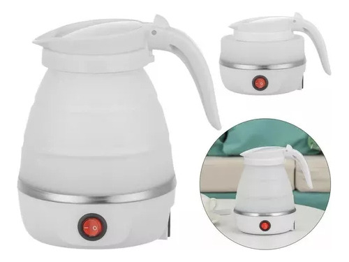 Cafetera Mini Portátil Plegable De 600 Ml, Colores De Silico