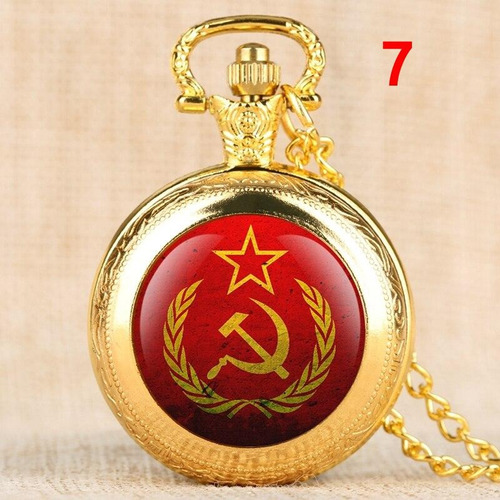 Reloj De Bolsillo Union Sovietica Urss Socialismo Martillo