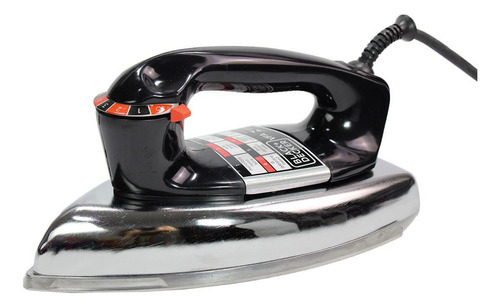 Ferro À Seco Black & Decker Base Em Alumínio 1100w 220v