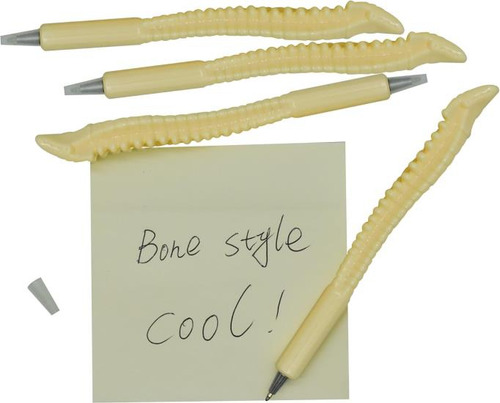 Lopenle 10 Bolígrafos De Hueso Novedosos Con Forma De Column