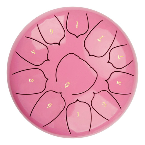 Tambor Handpan De 6 Pulgadas, Lengüeta De Acero, 11 Notas, M