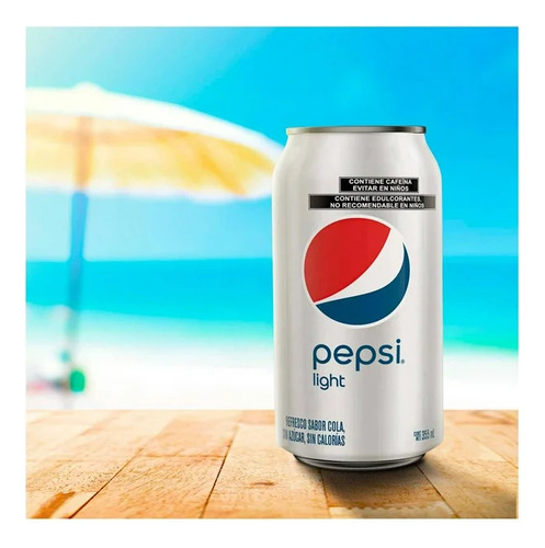 Refresco 72 Pack De Pepsi Ligth Lata 12 Oz 355ml