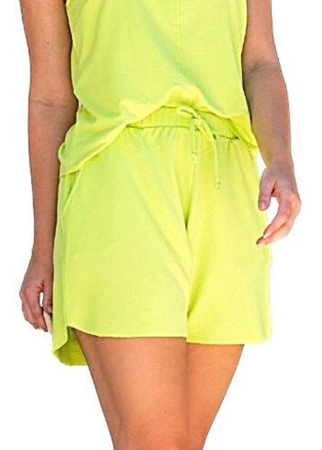 Blusa Branca Regata Kit Short Feminino Plus Reveillon Cropet