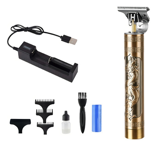 Máquina De Cortar Cabelo Profissional Acabamento Dragão