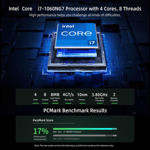 Bmax B6 Power Mini Pc Intel Core Ing7 16gb Lpddr4 Nvme Ssd W