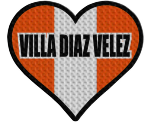 Parche Termoadhesivo Corazon Villa Diaz Velez Necochea