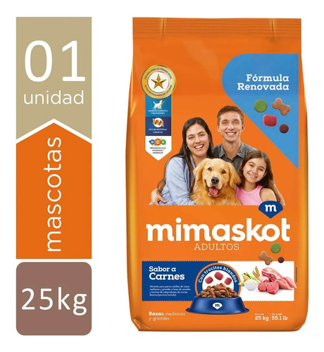 Mimaskot Carne, Cereal Y Vegetales Bolsa 25kg