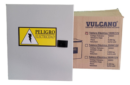 Tablero Piscina Marca Vulcano 50w Caja Metalica