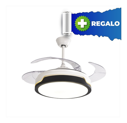 Ventilador Techo Storm 4 Aspa Luz Led 3 Velocidades Hammer