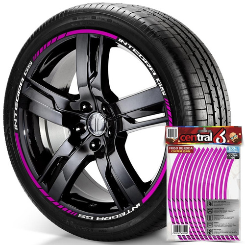 Friso De Roda Premium Acura Integra Gs Rosa