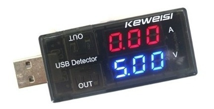 Imagen 3 de 7 de Medidor Voltaje Y Amperes Usb Digital 3 A 9 V Caballito