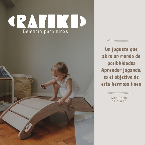 Imagen 2 de 10 de Balancín//trepador Multifuncional De Madera - Envío Gratis