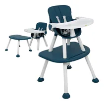 Comprar Silla Para Comer Bebes Avanti Tango 3 En 1 Mesita Banquito Color Azul Liso