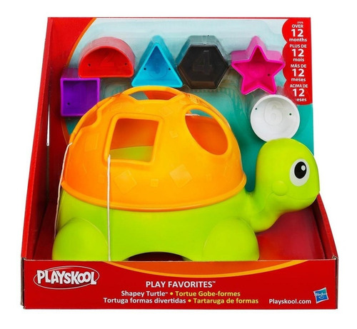 Brinquedo Playskool Tartaruga Formas Divertidas Hasbro 27078