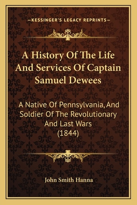 Libro A History Of The Life And Services Of Captain Samue...